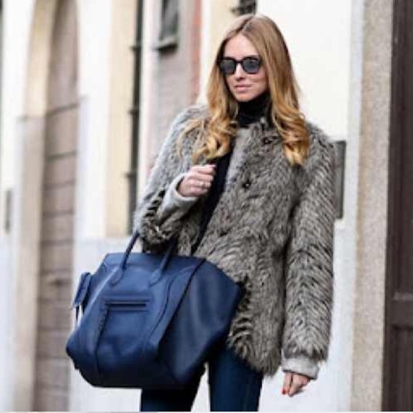 Marc Jacobs Ricky Raccoon Faux Fur Coat 